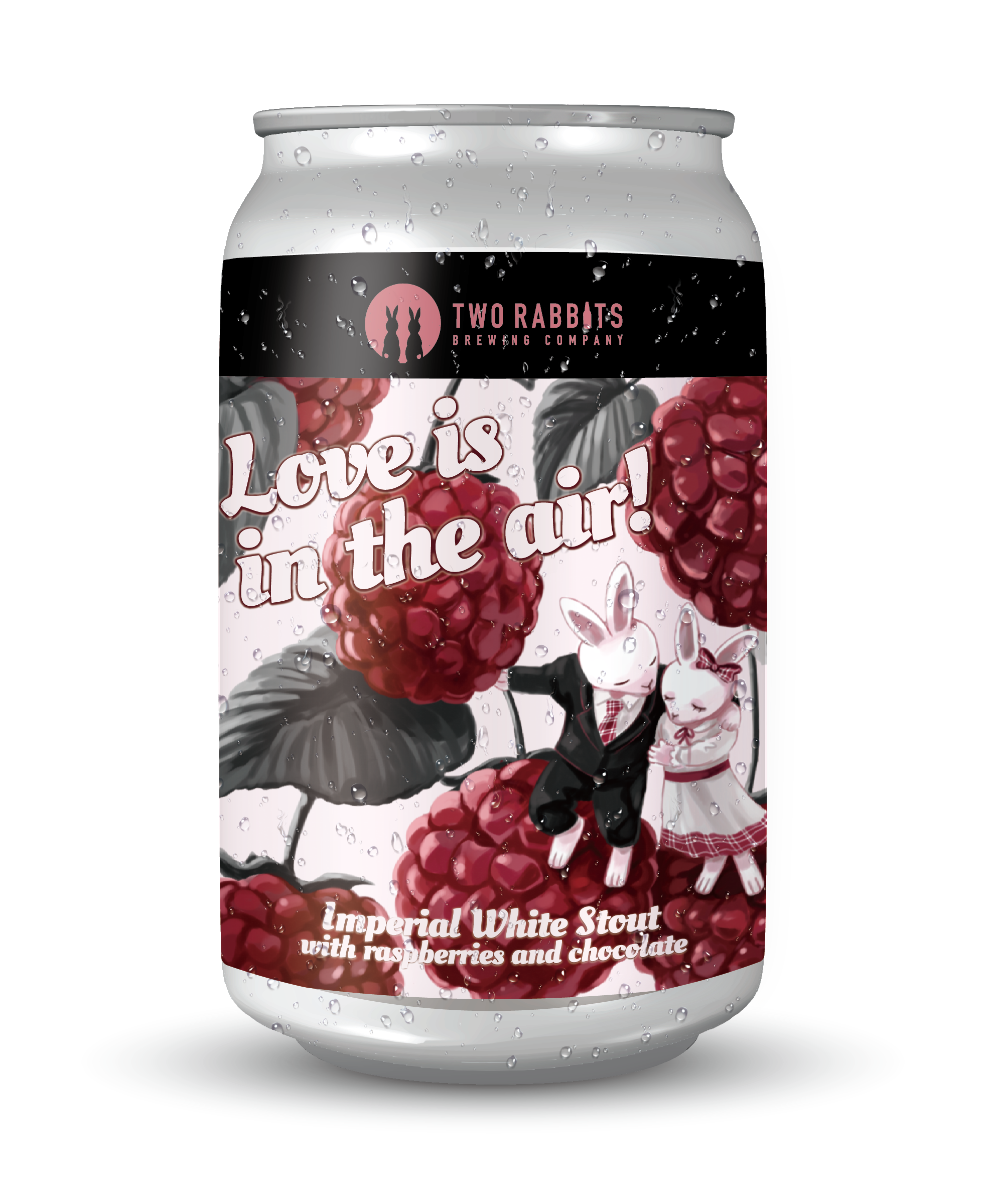 ✩ SALE✩ LOVE IS IN THE AIR IMPERIAL WHITE STOUT – TWO RABBITS