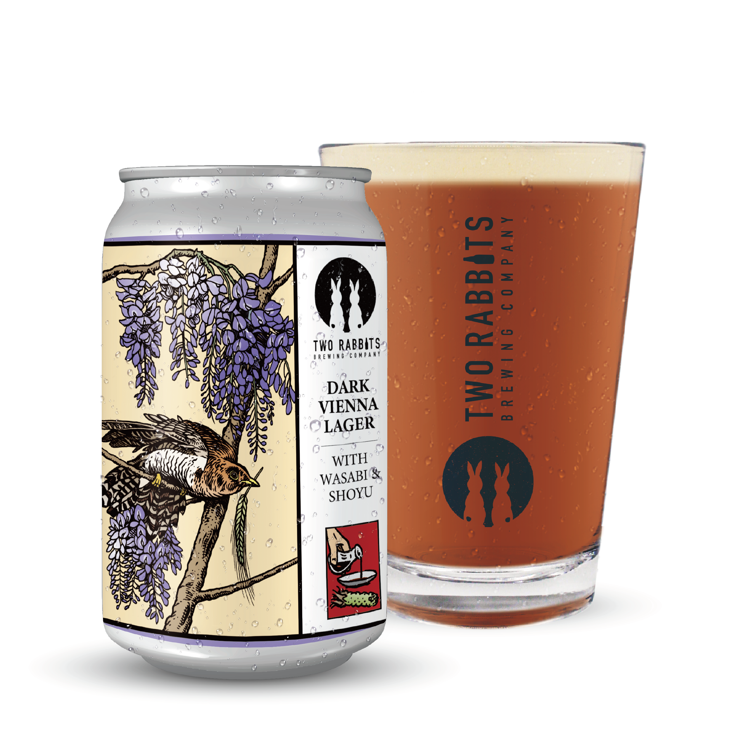 DARK VIENNA LAGER WITH WASABI & SHOYU – TWO RABBITS BREWING COMPANY
