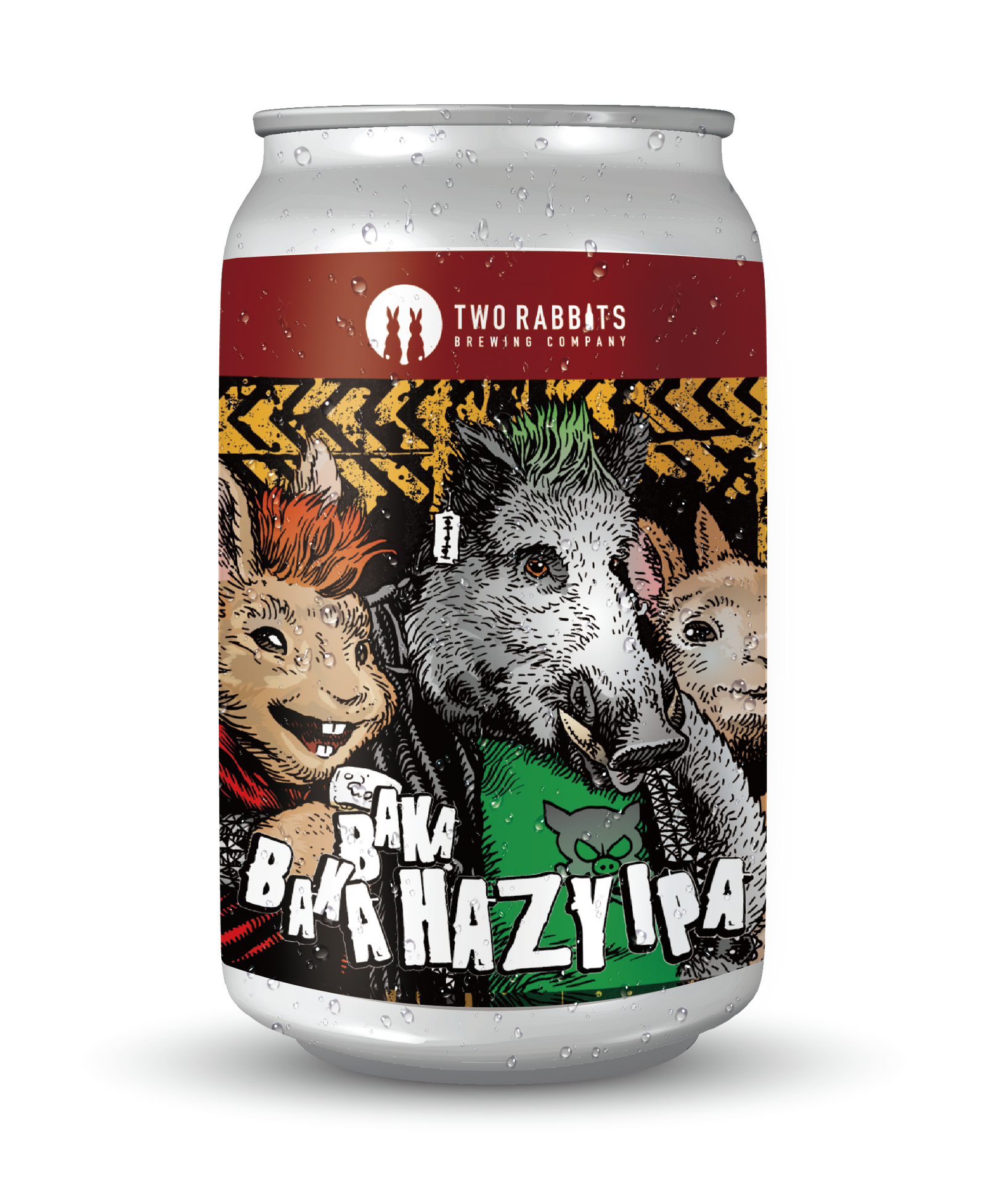 バカバカ ヘイジー IPA〈Baka Baka Hazy IPA〉 – TWO RABBITS BREWING