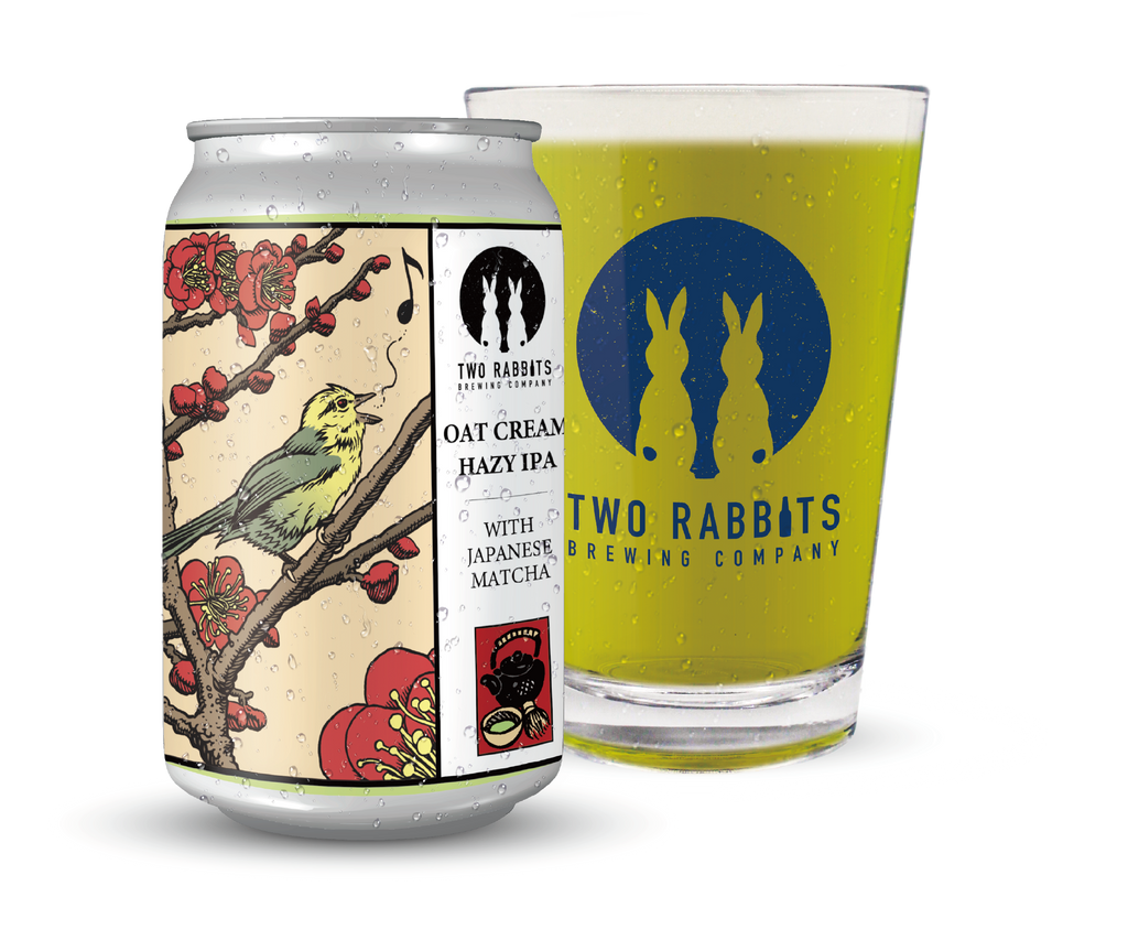 花札series- オーツ クリーム IPA ＜抹茶＞ – TWO RABBITS BREWING COMPANY