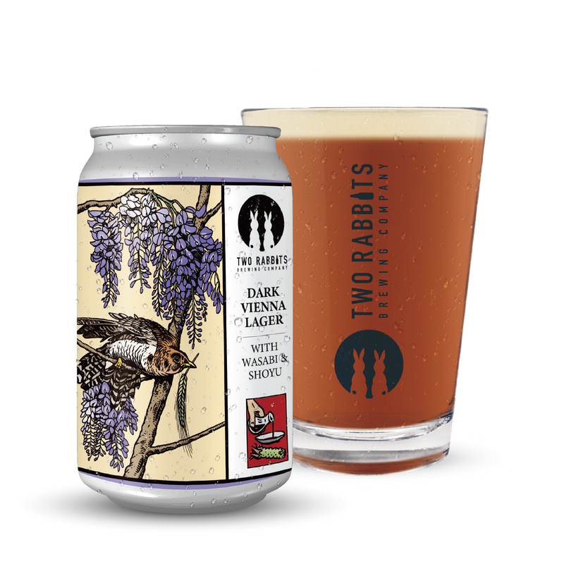 DARK VIENNA LAGER WITH WASABI & SHOYU – TWO RABBITS BREWING COMPANY